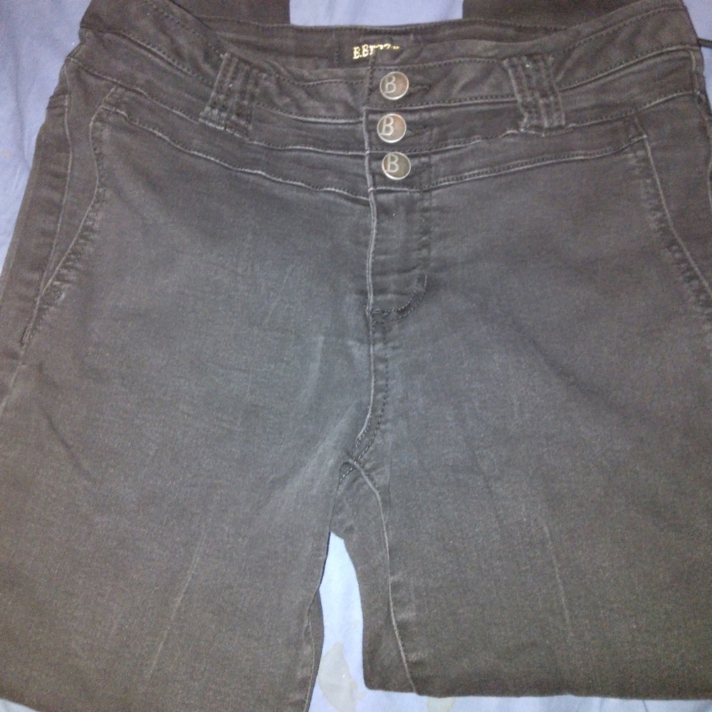 Black high waist skinny leg pants